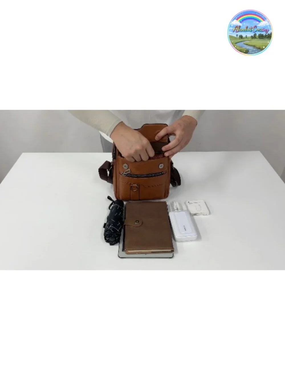 Men's PU Leather Crossbody Shoulder Bag Messenger Sling Business